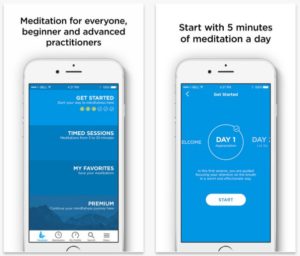 the mindfulness app screenshot | The Best Meditation Apps to Find your Chill in 2018