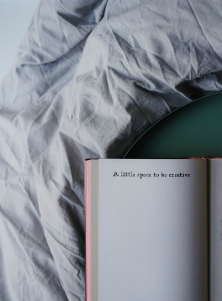 empty notebook with heading a little space to be creative | Why Sleep is Key to Increasing Productivity