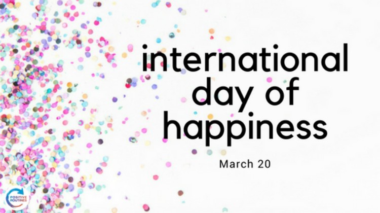 colorful confetti on white background international day of happiness | How to Be Happier This International Day of Happiness