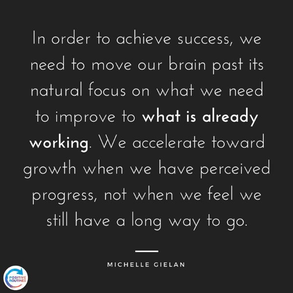 Michelle Gielan quotes about working hard perceived progress | 17 Quotes about Working Hard You Should Live By