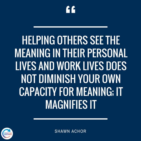 Shawn Achor quote on meaning | How Shawn Achor Changed My Perspective on Success