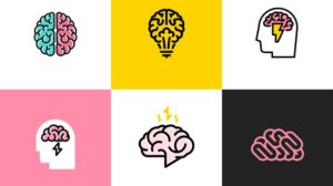 illustration of brains in six boxes | What You Need to Know about Stress and the Brain