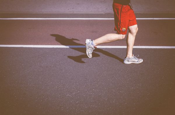 mans lower body running on track | Here's How to Find Motivation: Don't. Try This Instead http://www.positiveroutines.com/how-to-find-motivation