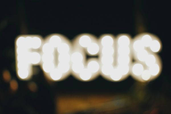 the word focus out of focus | How to Improve Productivity in the Workplace and Beyond