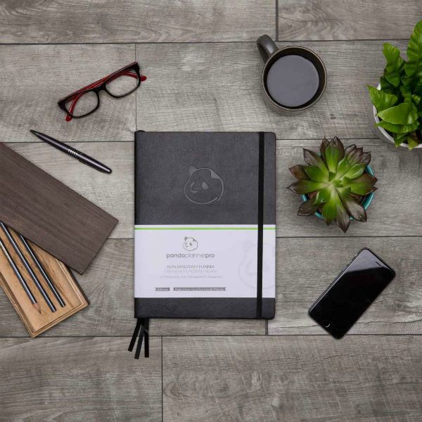 Panda Planner on wooden table | 11 Good Father's Day Gifts to Make Dad More Productive