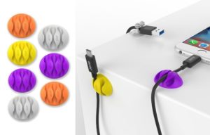 cable clips | 11 Good Father's Day Gifts to Make Dad More Productive https://positiveroutines.com/good-fathers-day-gifts-2018/