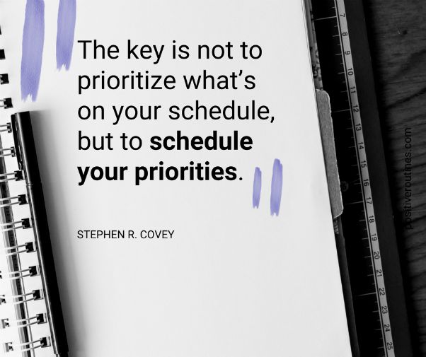 stephen covey quote on prioritization | The Best Productivity Quotes to Get You Fired Up  https://positiveroutines.com/productivity-quotes/