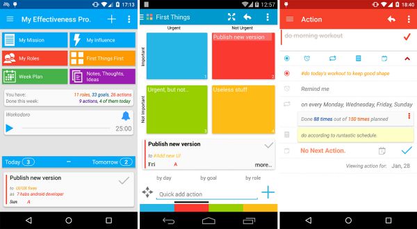 11 habit apps MyEffectiveness screenshots | The 11 Best Habit Apps for Android to Make Change Last https://positiveroutines.com/habit-apps-android/