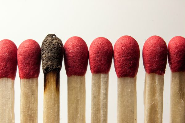 matches with one burned out |How to Handle Job Burnout, Even If You Love Your Work https://positiveroutines.com/job-burnout-guide/