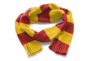 red and yellow scarf | 11 Clever Halloween Costumes for the Productivity Obsessed  https://positiveroutines.com/clever-halloween-costumes/