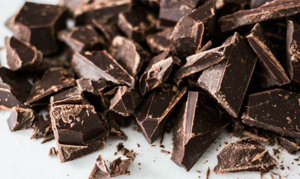 close up of chopped chocolate | The Happiest Stories of 2018 to Get You in The Spirit https://positiveroutines.com/happiest-stories/