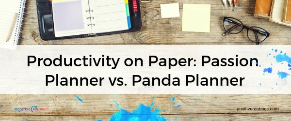 Productivity on Paper: Passion Planner vs. Panda Planner | Our Most Popular Blog Posts of 2018 https://positiveroutines.com/popular-blog-posts/
