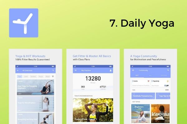 7. Daily Yoga | The Best Free Workout Apps That Make Exercise Easy https://positiveroutines.com/best-free-workout-apps/