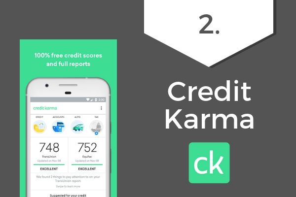 2 Credit Karma | The Best Free Budgeting Apps to Hit Your Goals https://positiveroutines.com/free-budgeting-apps/