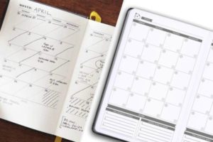 monthly best self journal beside montly panda planner | Productivity on Paper: Best Self Journal vs. Panda Planner https://positiveroutines.com/best-self-journal-review/