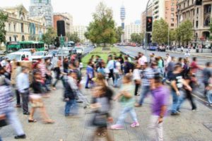 motion blurred busy crosswalk | 3 Ways Being Too Busy Hurts Your Productivity https://positiveroutines.com/too-busy-productivity/