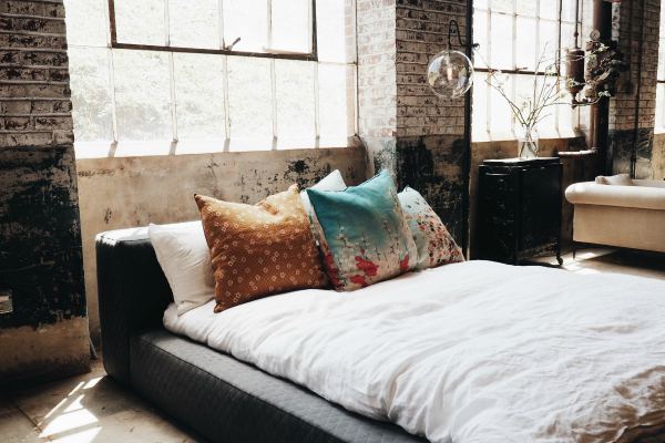 loft bedroom with plenty of sunlight | A Simple Morning Ritual for a New School Year https://positiveroutines.com/simple-morning-ritual/